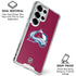 NHL Colorado Avalanche Solid Background Galaxy S25 Ultra Clear Case