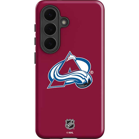NHL Colorado Avalanche Solid Background Galaxy S26 Impact Case