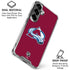 NHL Colorado Avalanche Solid Background Galaxy S26 Plus Clear Case