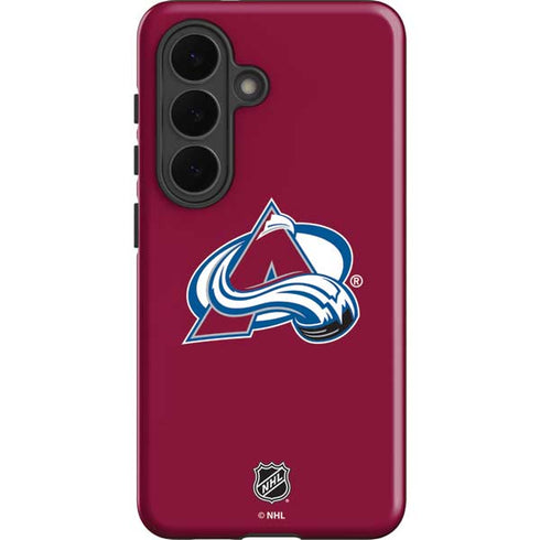 NHL Colorado Avalanche Solid Background Galaxy S26 Plus Impact Case