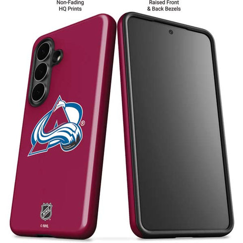NHL Colorado Avalanche Solid Background Galaxy S26 Plus Impact Case