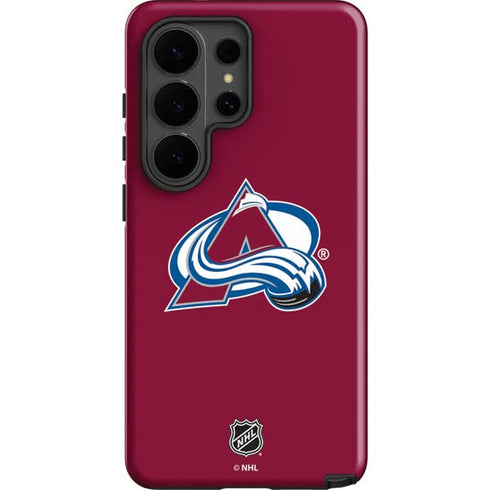 NHL Colorado Avalanche Solid Background Galaxy S26 Ultra Impact Case