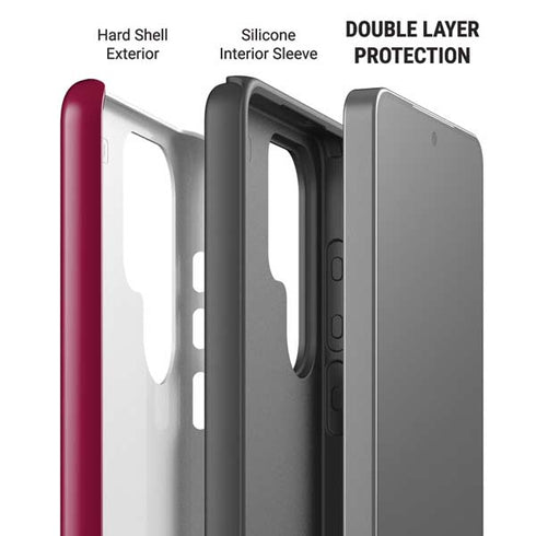 NHL Colorado Avalanche Solid Background Galaxy S26 Ultra Impact Case