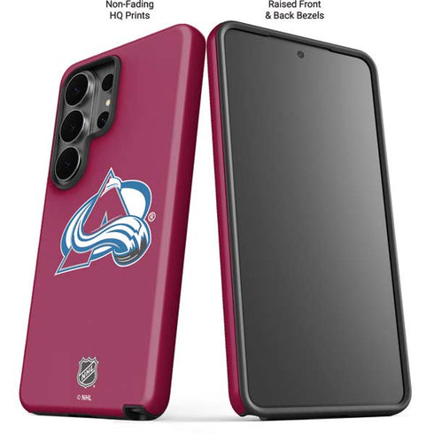 NHL Colorado Avalanche Solid Background Galaxy S26 Ultra Impact Case