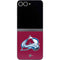 NHL Colorado Avalanche Solid Background Galaxy Z Flip6 Skin