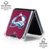 NHL Colorado Avalanche Solid Background Galaxy Z Flip6 Clear Case