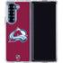 NHL Colorado Avalanche Solid Background Galaxy Z Fold6 Clear Case