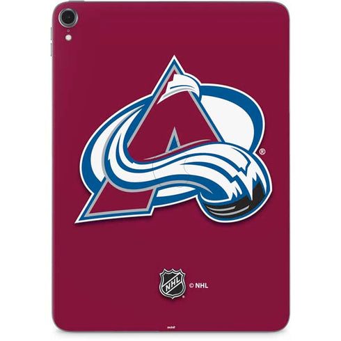 NHL Colorado Avalanche Solid Background Apple iPad Pro Skin