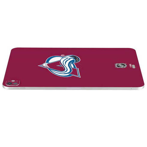 NHL Colorado Avalanche Solid Background iPad Pro 13in M4 (2024) Skin