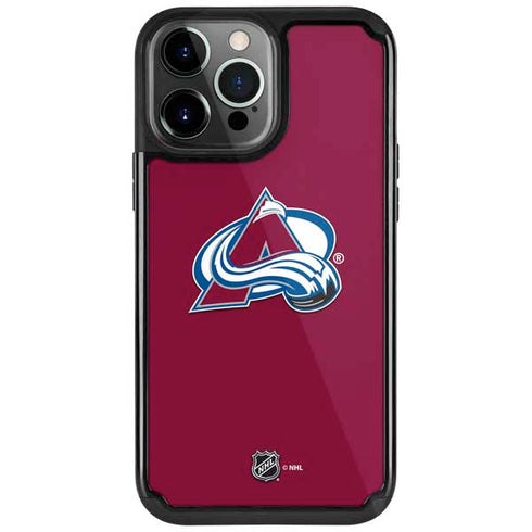 NHL Colorado Avalanche Solid Background iPhone Cases