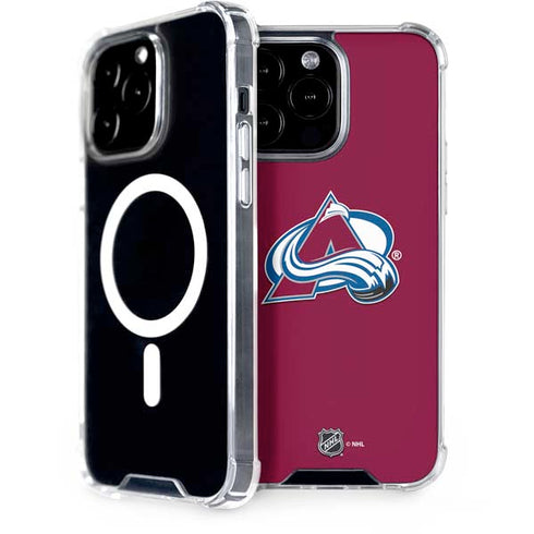 NHL Colorado Avalanche Solid Background iPhone Cases