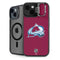 NHL Colorado Avalanche Solid Background iPhone 14 Plus Kickstand Case