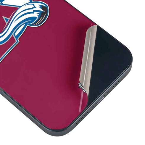 NHL Colorado Avalanche Solid Background iPhone Skins