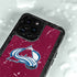 NHL Colorado Avalanche Solid Background iPhone 15 Pro Waterproof Case