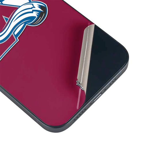 NHL Colorado Avalanche Solid Background iPhone 15 Skin