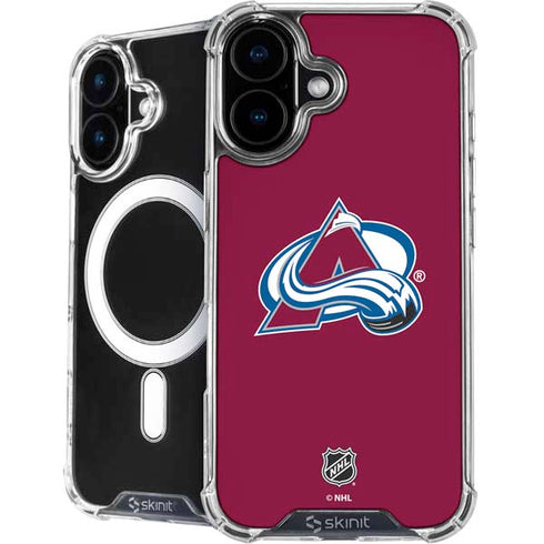 NHL Colorado Avalanche Solid Background iPhone 16 MagSafe Case