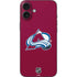 NHL Colorado Avalanche Solid Background iPhone 16 Plus Skin