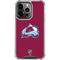NHL Colorado Avalanche Solid Background iPhone 16 Pro Max Clear Case