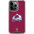 NHL Colorado Avalanche Solid Background iPhone 16 Pro Max Clear Case