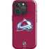 NHL Colorado Avalanche Solid Background iPhone 16 Pro Max Impact Case