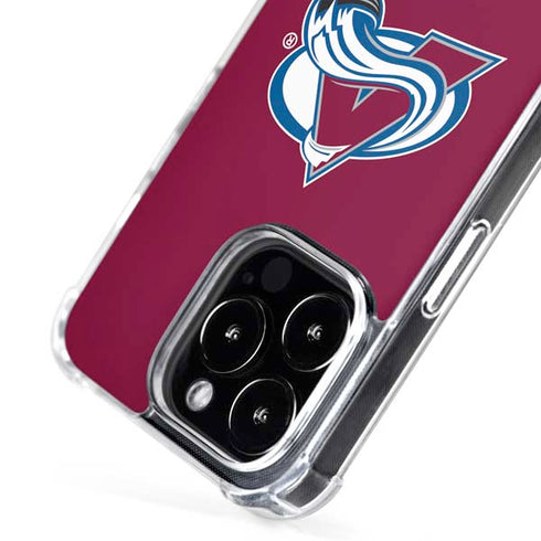 NHL Colorado Avalanche Solid Background iPhone 16 Pro Max MagSafe Case