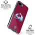 NHL Colorado Avalanche Solid Background iPhone 16e Clear Case