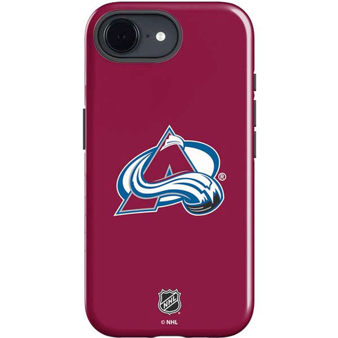 NHL Colorado Avalanche Solid Background iPhone 16e Impact Case
