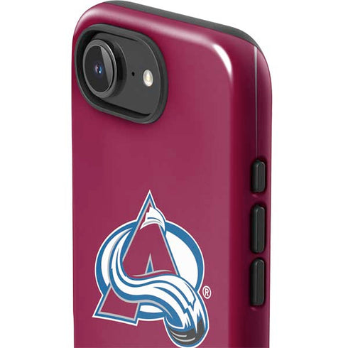NHL Colorado Avalanche Solid Background iPhone 16e Impact Case
