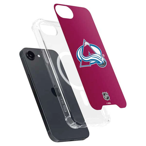NHL Colorado Avalanche Solid Background iPhone 16e MagSafe Case