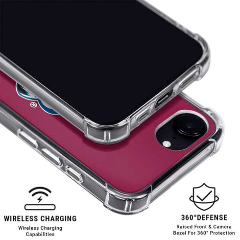 NHL Colorado Avalanche Solid Background iPhone 16e MagSafe Case