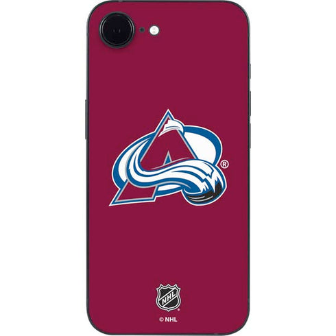 NHL Colorado Avalanche Solid Background iPhone 16e Skin