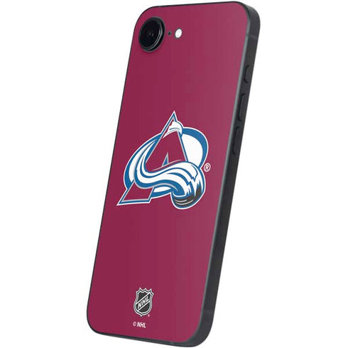 NHL Colorado Avalanche Solid Background iPhone 16e Skin