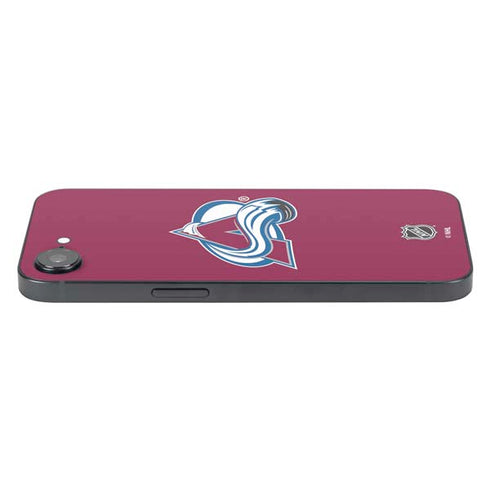 NHL Colorado Avalanche Solid Background iPhone 16e Skin
