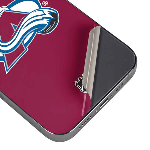 NHL Colorado Avalanche Solid Background iPhone 16e Skin