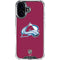 NHL Colorado Avalanche Solid Background iPhone 17 Clear Case