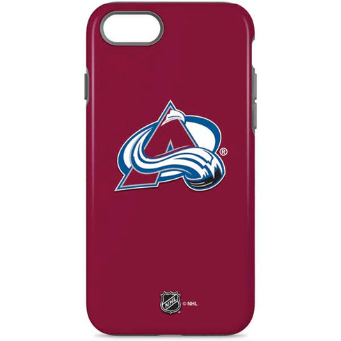 NHL Colorado Avalanche Solid Background iPhone Cases