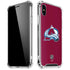 NHL Colorado Avalanche Solid Background iPhone X/XS Clear Case