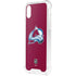 NHL Colorado Avalanche Solid Background iPhone XS Clear Case