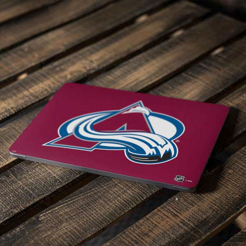 NHL Colorado Avalanche Solid Background Apple MacBook Air Skin