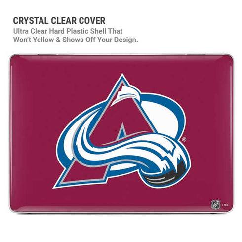 NHL Colorado Avalanche Solid Background MacBook Pro 14in (2021-24) Case plus Skin