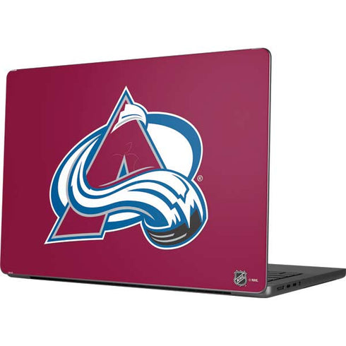 NHL Colorado Avalanche Solid Background Apple MacBook Pro 14-inch Skin