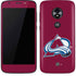 NHL Colorado Avalanche Solid Background Moto E5 Play Skin