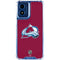NHL Colorado Avalanche Solid Background Moto G Play 4G (2024) Clear Case