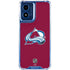 NHL Colorado Avalanche Solid Background Moto G Play 4G (2024) Clear Case