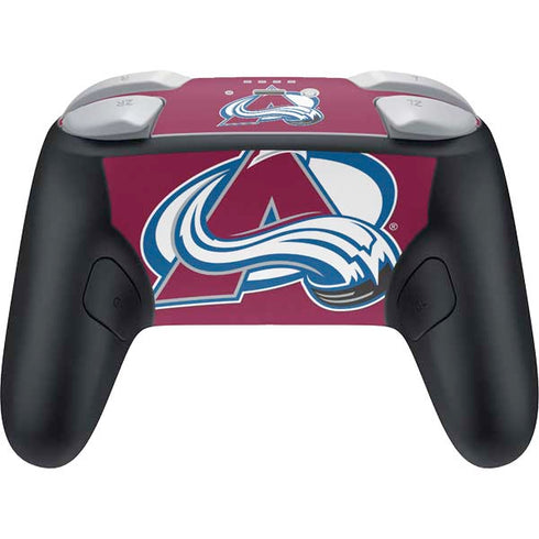 NHL Colorado Avalanche Solid Background Nintendo Switch 2 (2025) Pro Controller Skin
