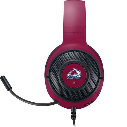 NHL Colorado Avalanche Solid Background Razer Kraken X Skin