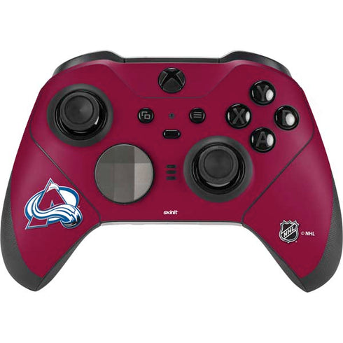 NHL Colorado Avalanche Solid Background Xbox Elite Wireless Controller Series 2 Skin