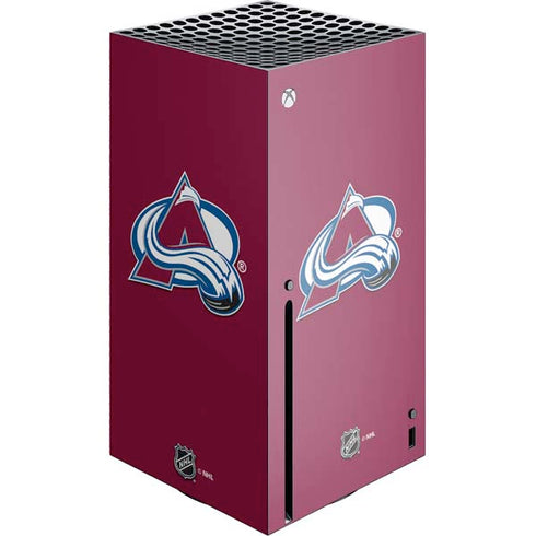 NHL Colorado Avalanche Solid Background Xbox Series X Skins