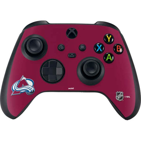 NHL Colorado Avalanche Solid Background XBox Series X Digital Edition Bundle Skin