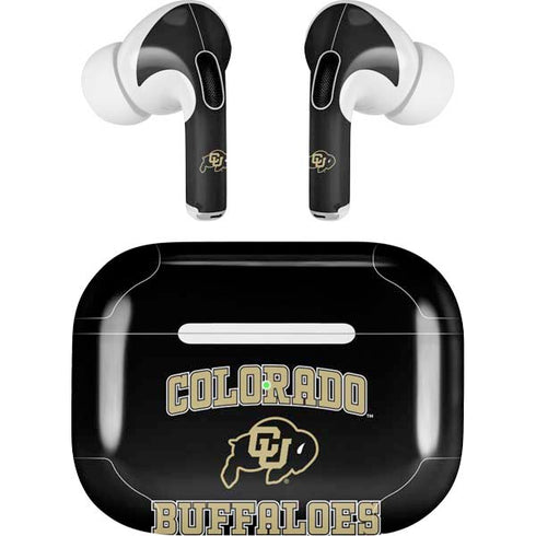 University of Colorado CU Logo on Gold AirPods Pro 2nd Gen Skin